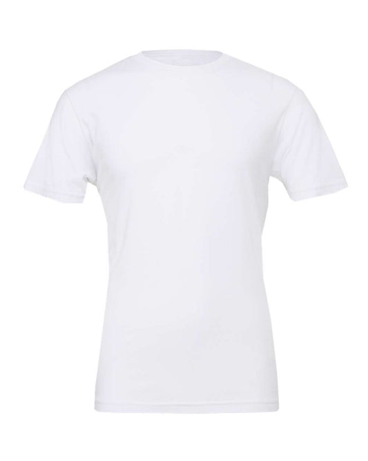 White t-shirt on a white background